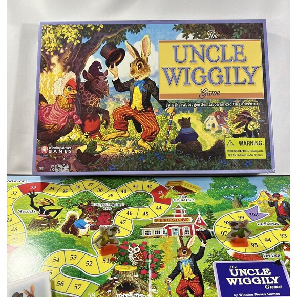 Uncle Wiggily Board Game 2016 Winning Moves Games Complete - Picture 7 of 12